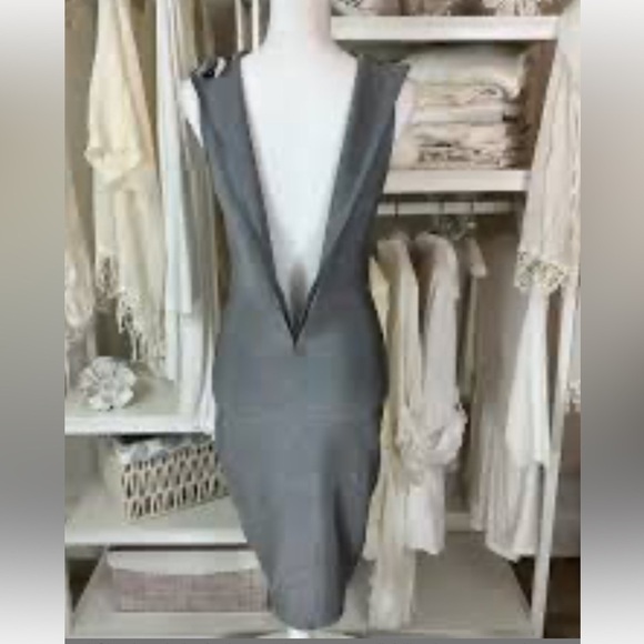 Venus grey metallic dress - Picture 3 of 5